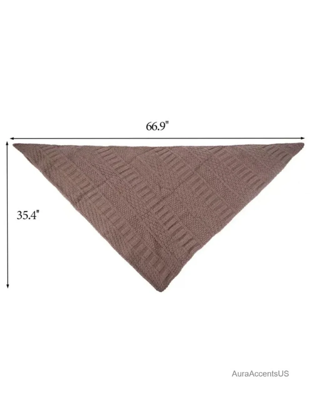 Women's Knitted Shawl Wrap, Triangle Cape Cardigan, Soft Acrylic Scarf, Vintage